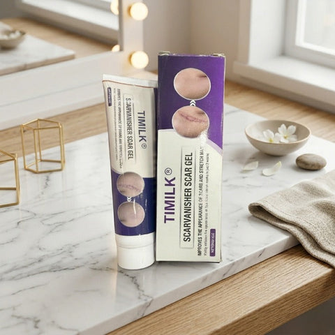 TIMILK Advanced Scarvanisher Gel | Fast-Acting Scar & Stretch Mark Reduction | 30g